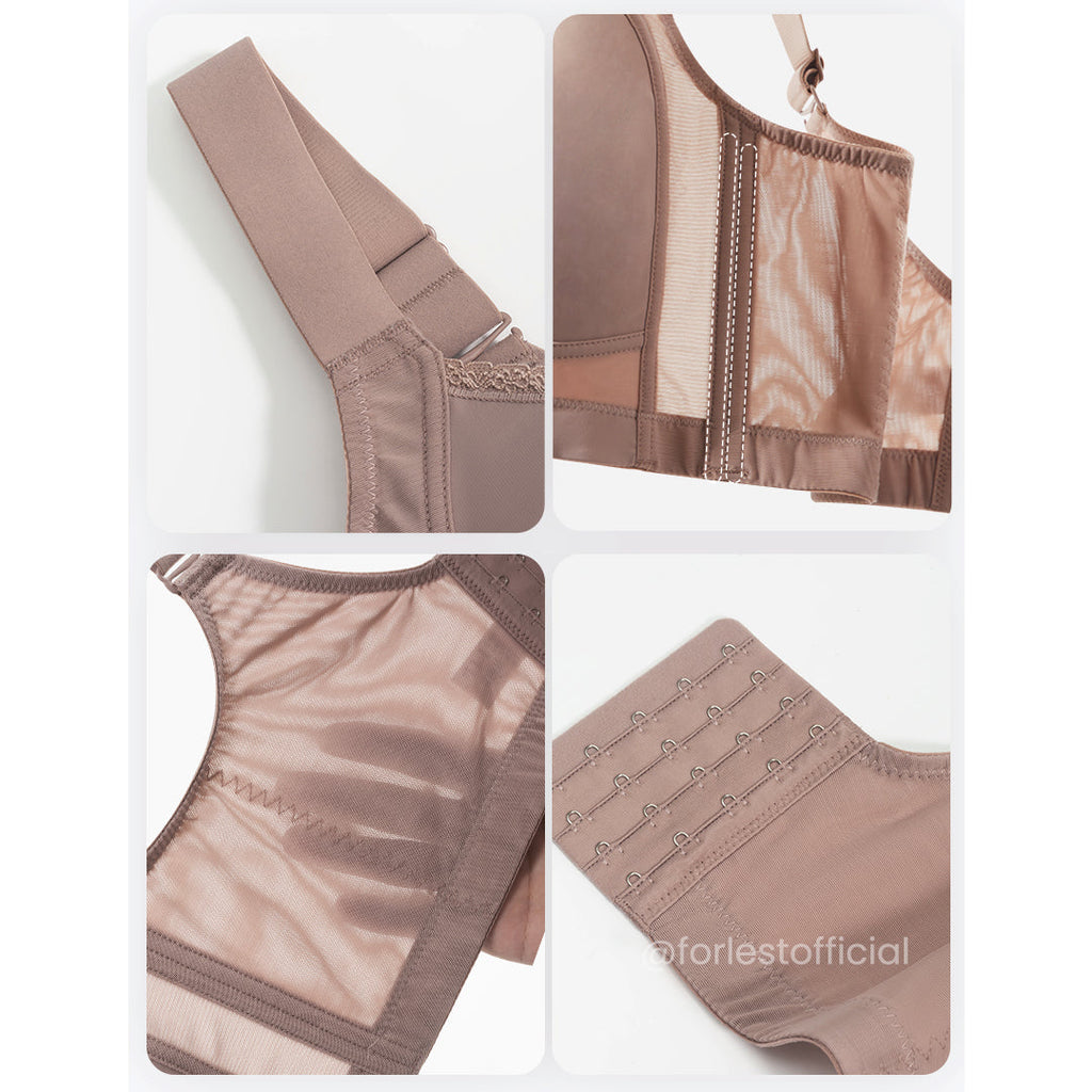 Florence Breathable Full-Coverage Bra No More Uniboobs Available in 33 Unique Sizes Up to 42"