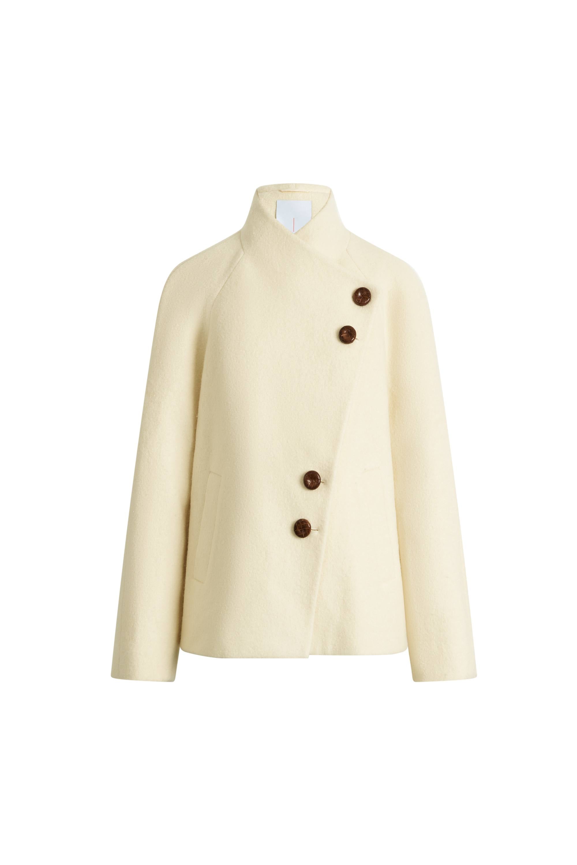 Bridle Crop Wool Jacket in Merino Wool
