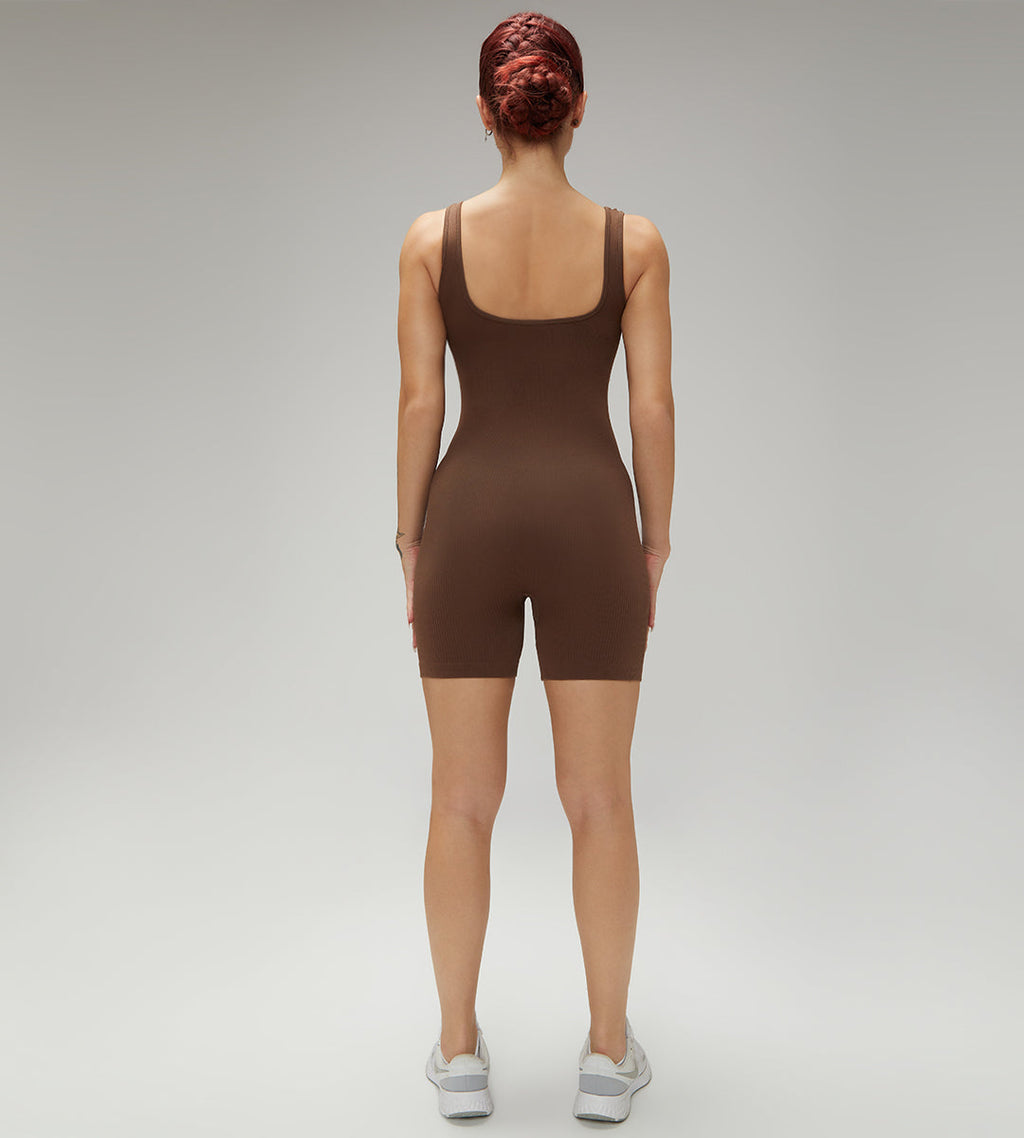 Brown Jumpsuit - Relaxed Fit for Comfort and Style