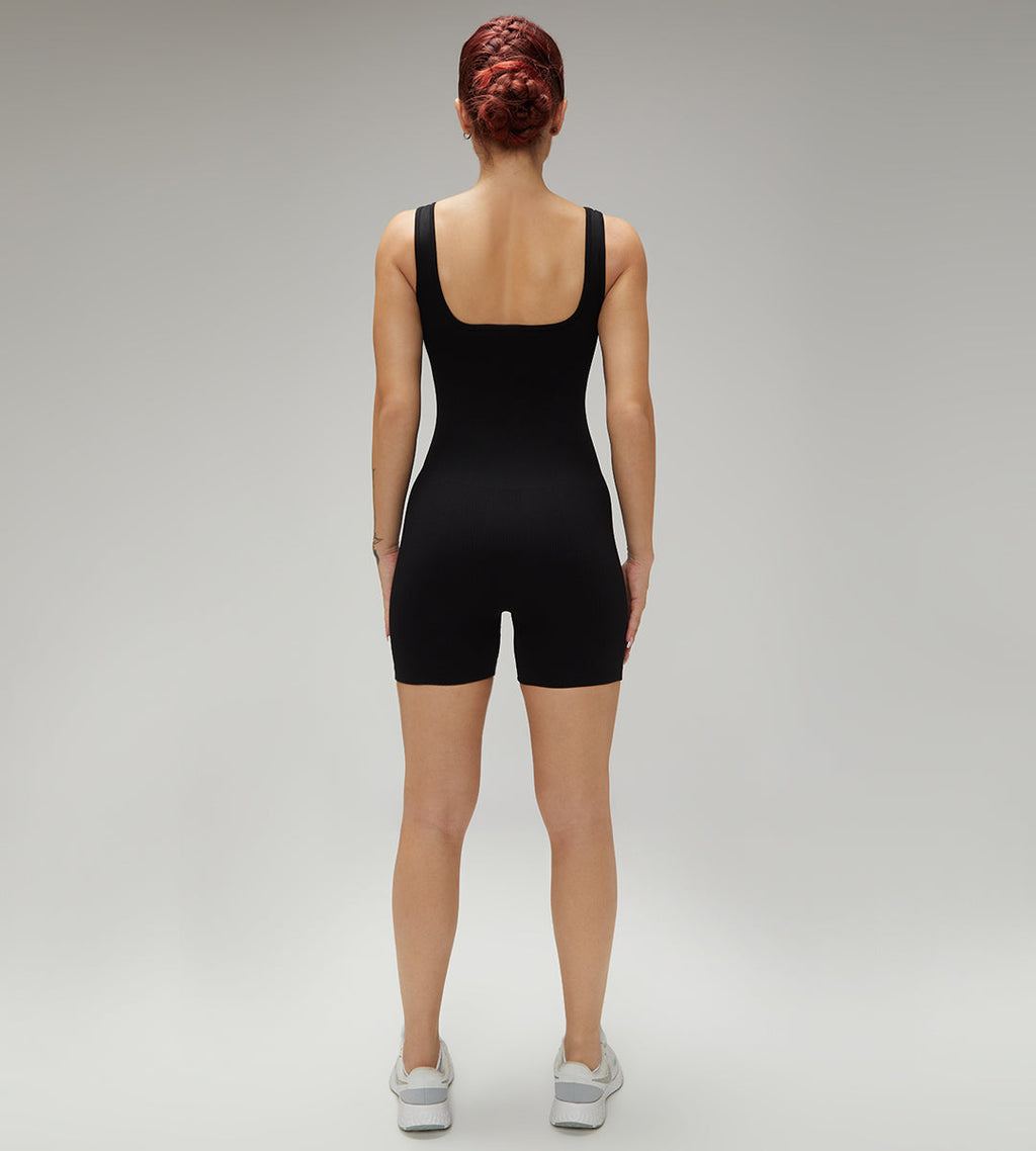 Black Jumpsuit - Classic Fit and Comfortable Design