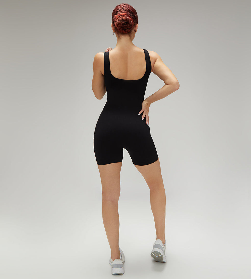 Black Jumpsuit - Classic Fit and Comfortable Design