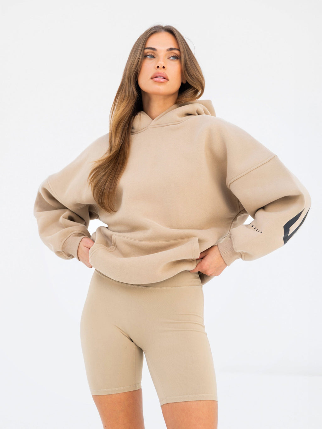 Isabel Oversized Hoodie - Tan