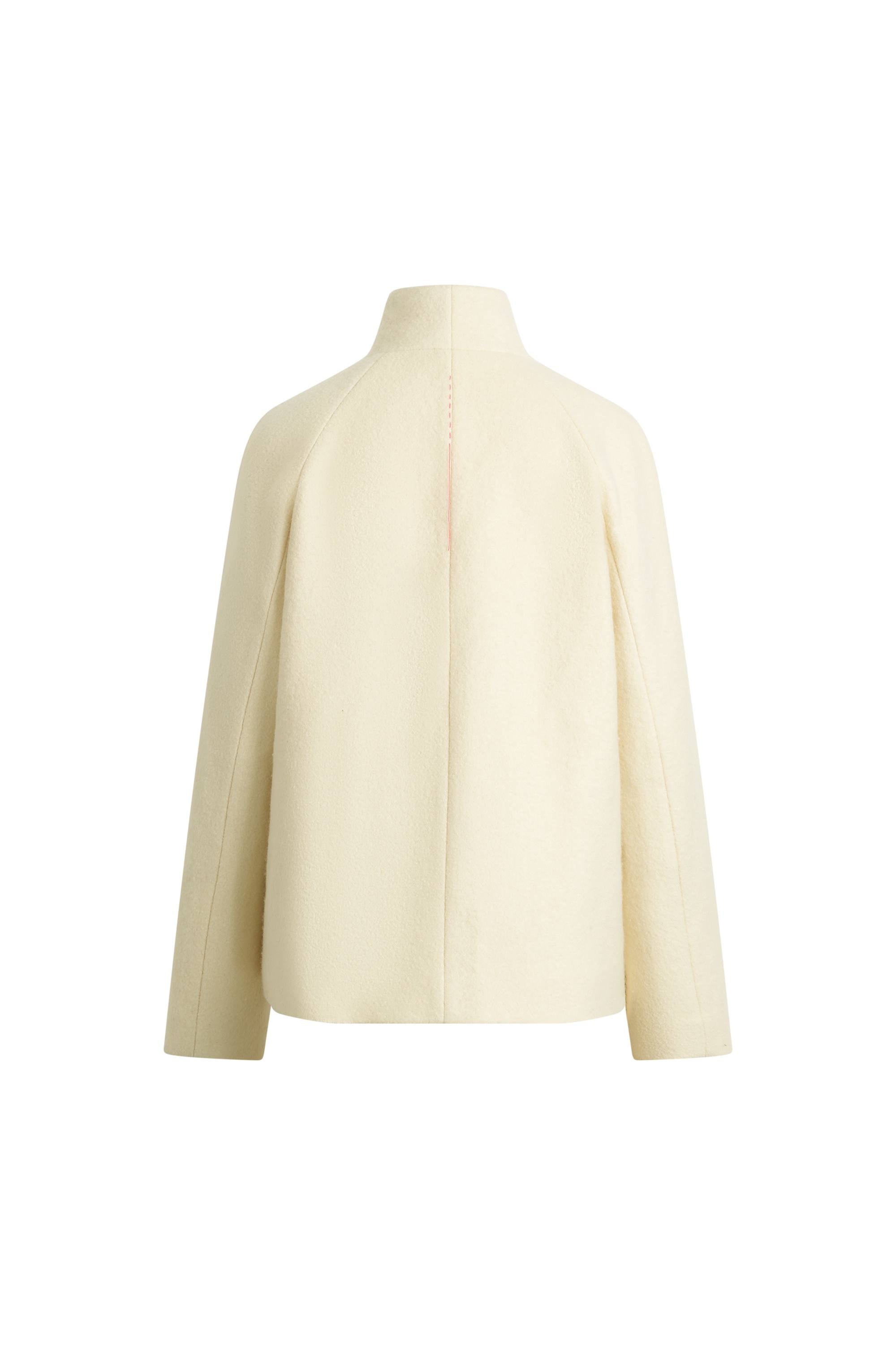 Bridle Crop Wool Jacket in Merino Wool
