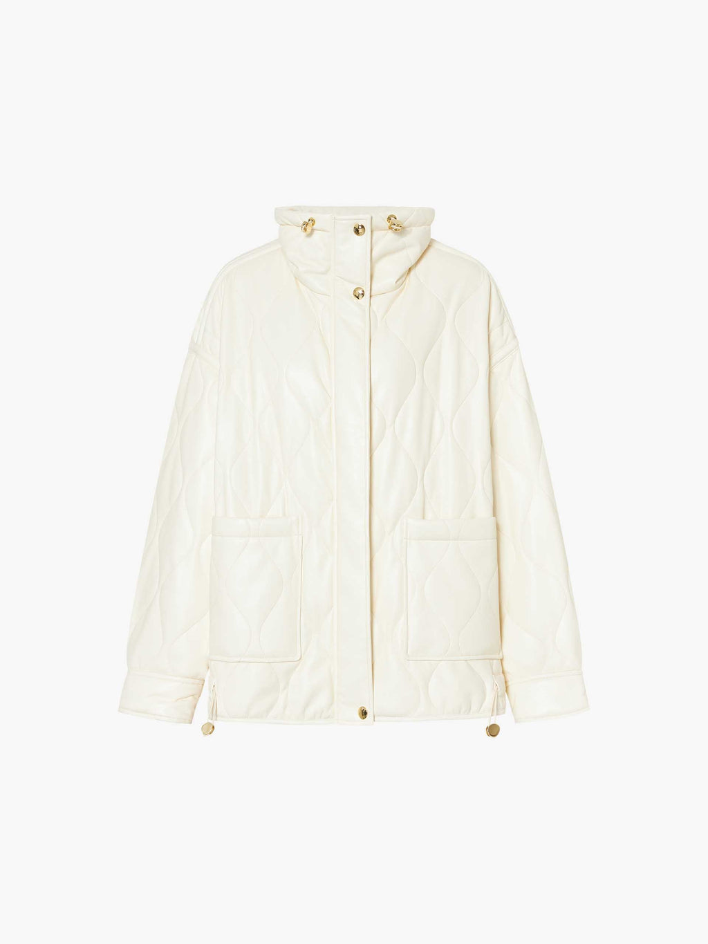 PU Leather Pocket Jacket