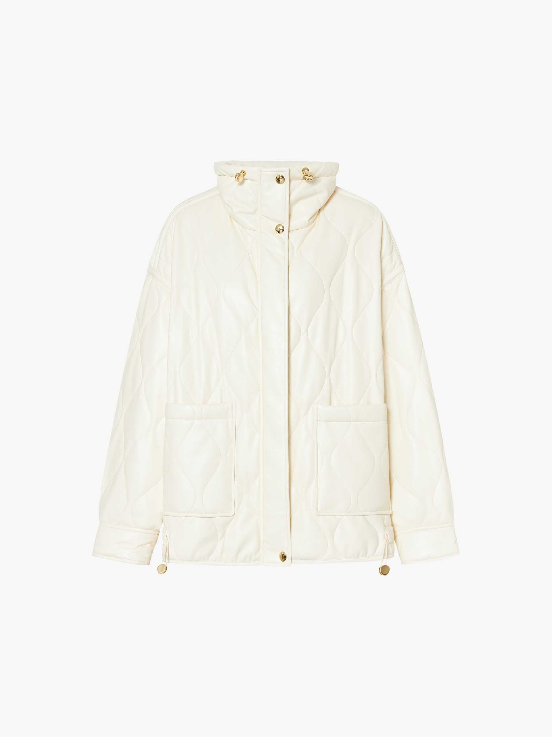 PU Leather Pocket Jacket