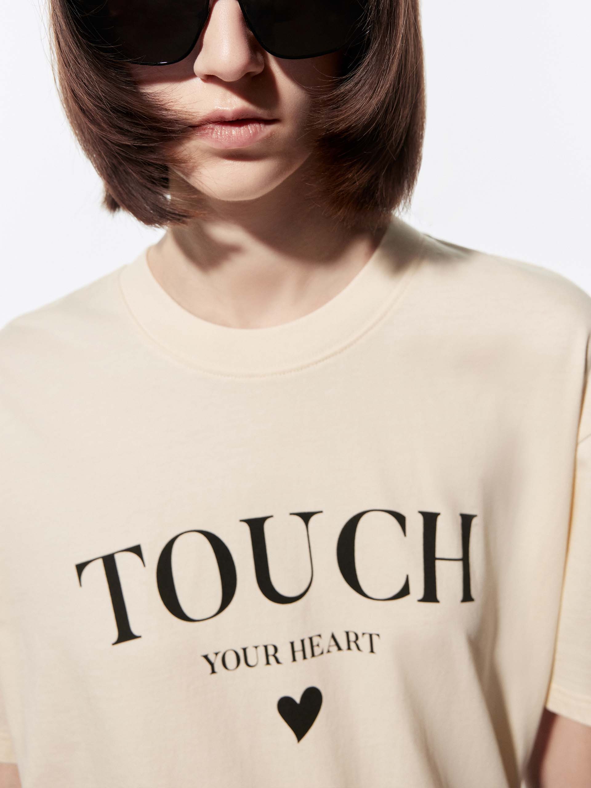 Sweetheart Print Cotton T-Shirt