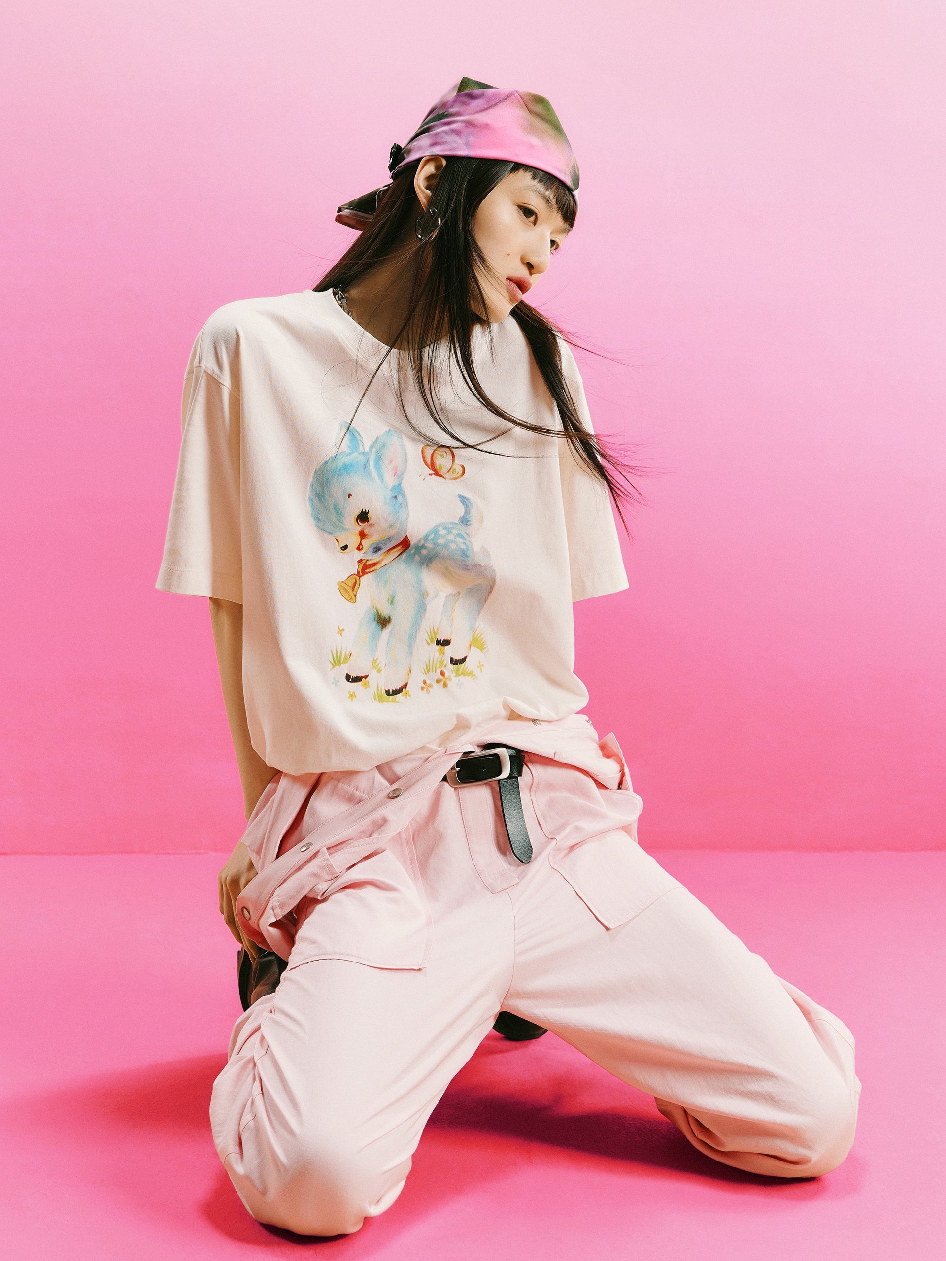 HOT SALE Cartoon Print Cotton T-shirt