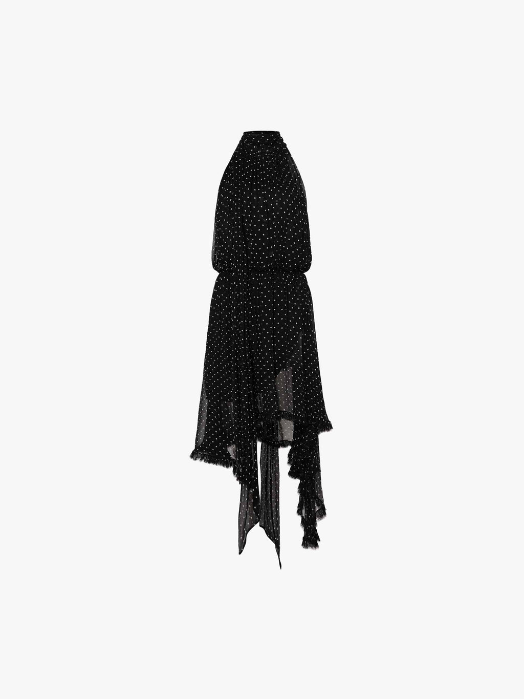 Irregular Hem Polka Dot Dress