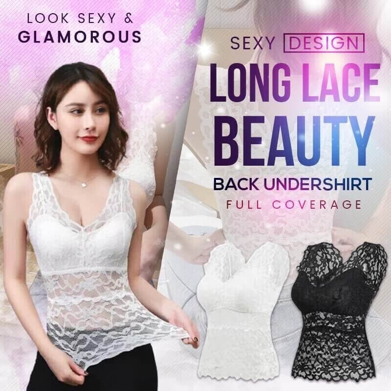 Long Lace Beauty Back Undershirt🔥 Buy more save more🔥