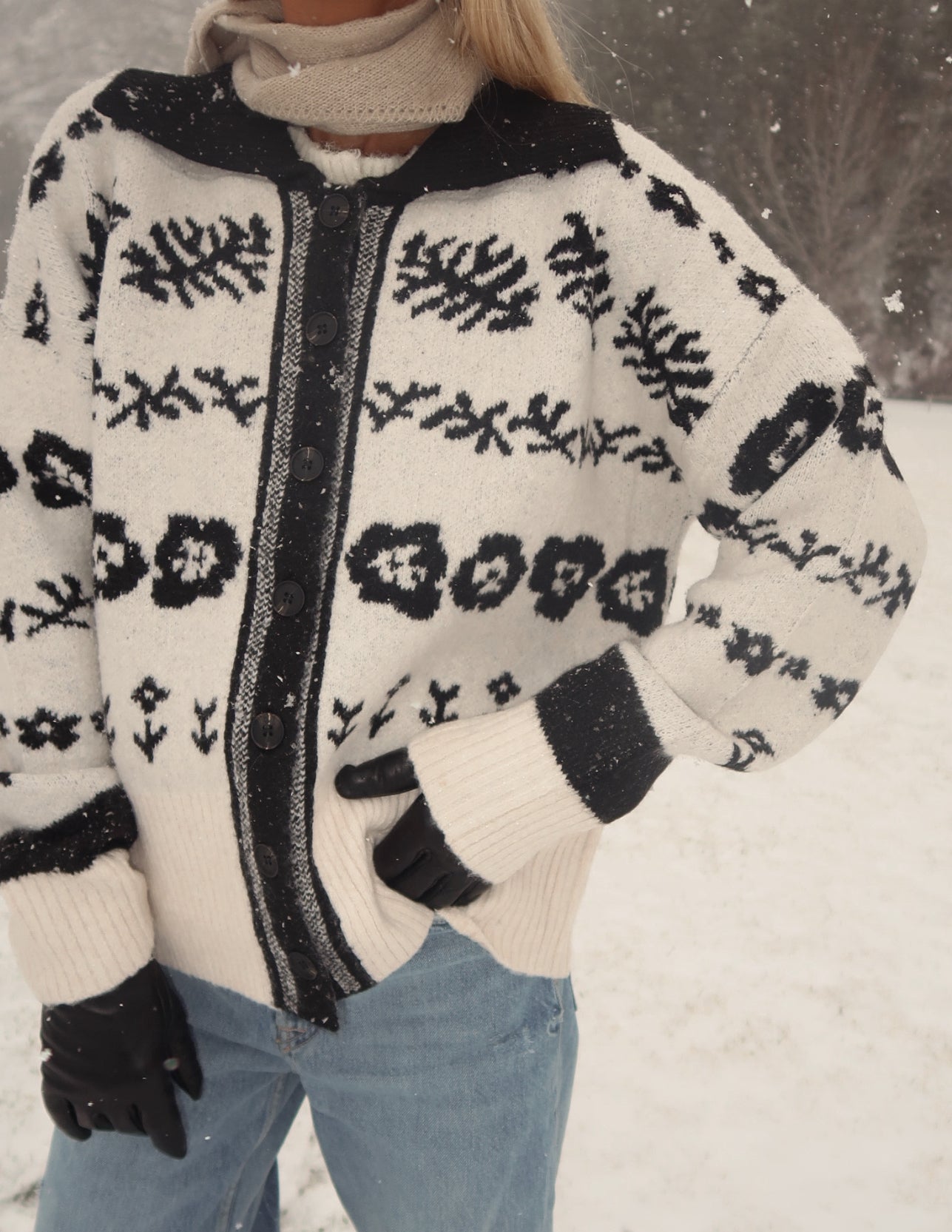 Winter Garden Knit Cardigan