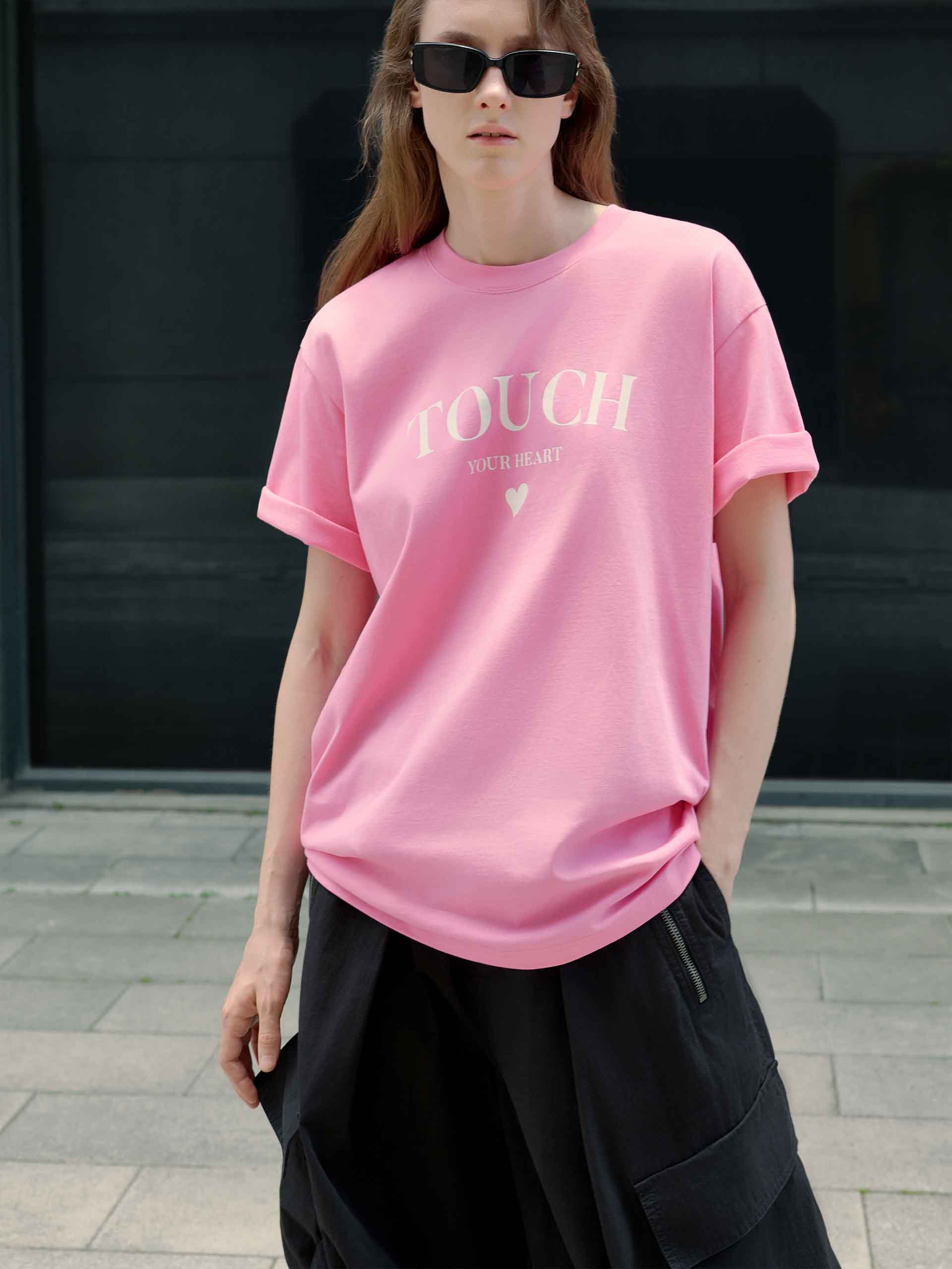 Sweetheart Print Cotton T-Shirt
