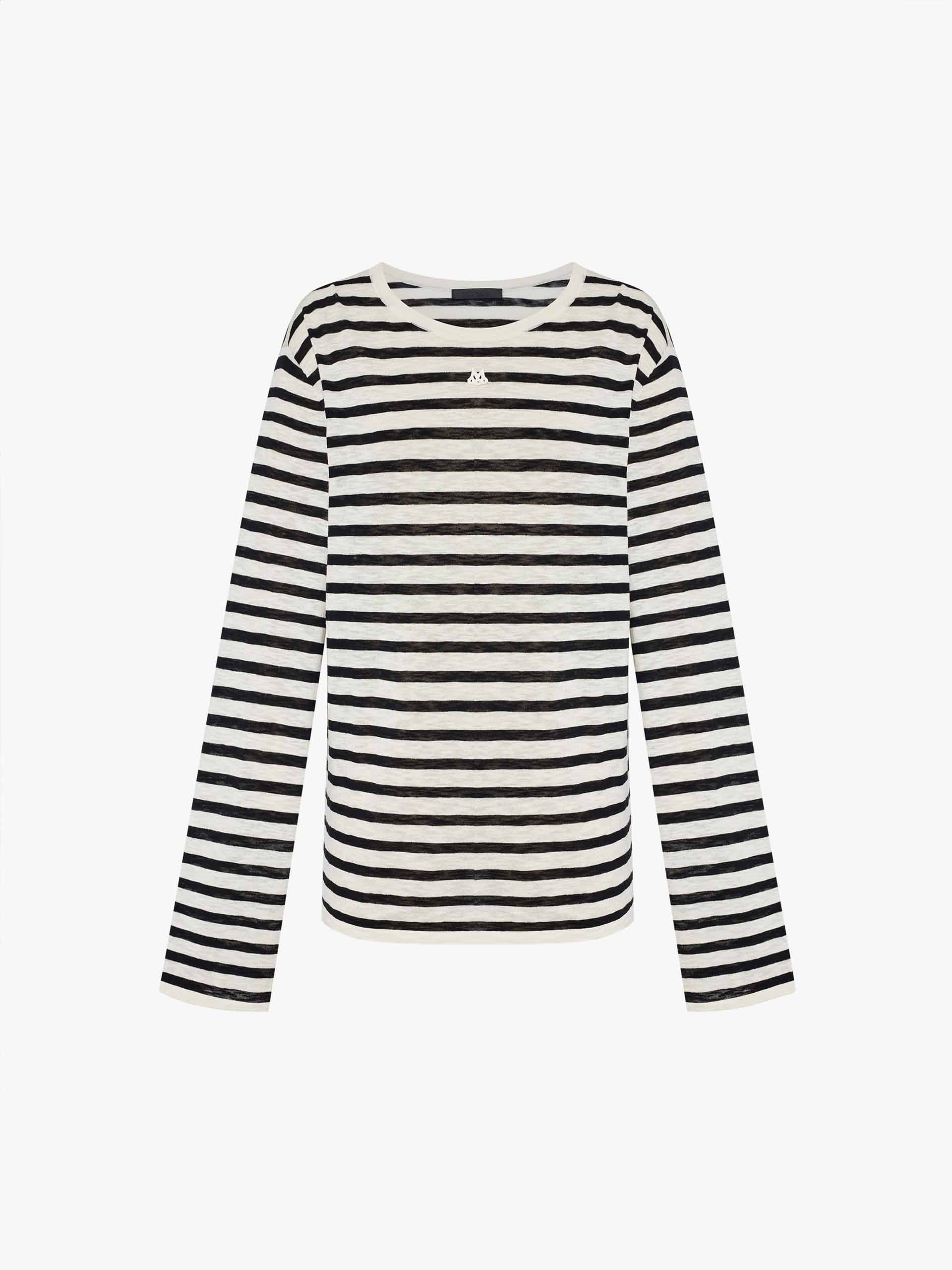 Lightweight Striped Knit Top