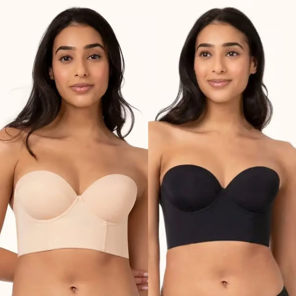 (🎁LAST DAY 49% OFF)😍Women's Full Bust and Full Figure Strapless Longline Bra✨BUY 2 GET EXTRA 20% OFF & FREE SHIPPING 🎁