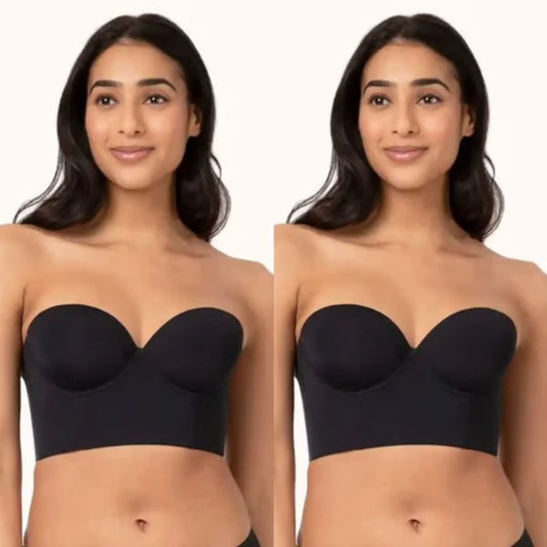 (🎁LAST DAY 49% OFF)😍Women's Full Bust and Full Figure Strapless Longline Bra✨BUY 2 GET EXTRA 20% OFF & FREE SHIPPING 🎁