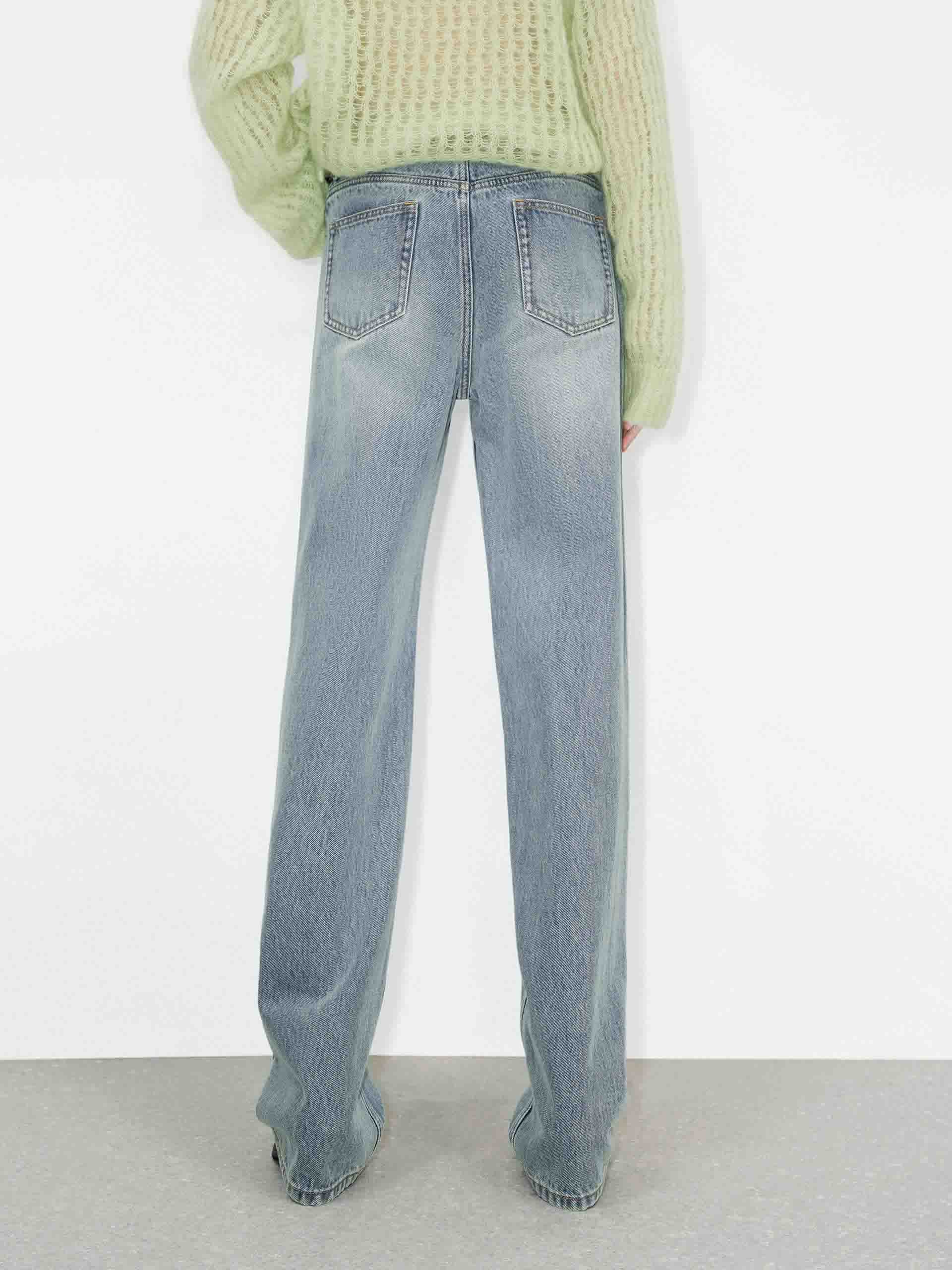 Light Blue Straight Jeans