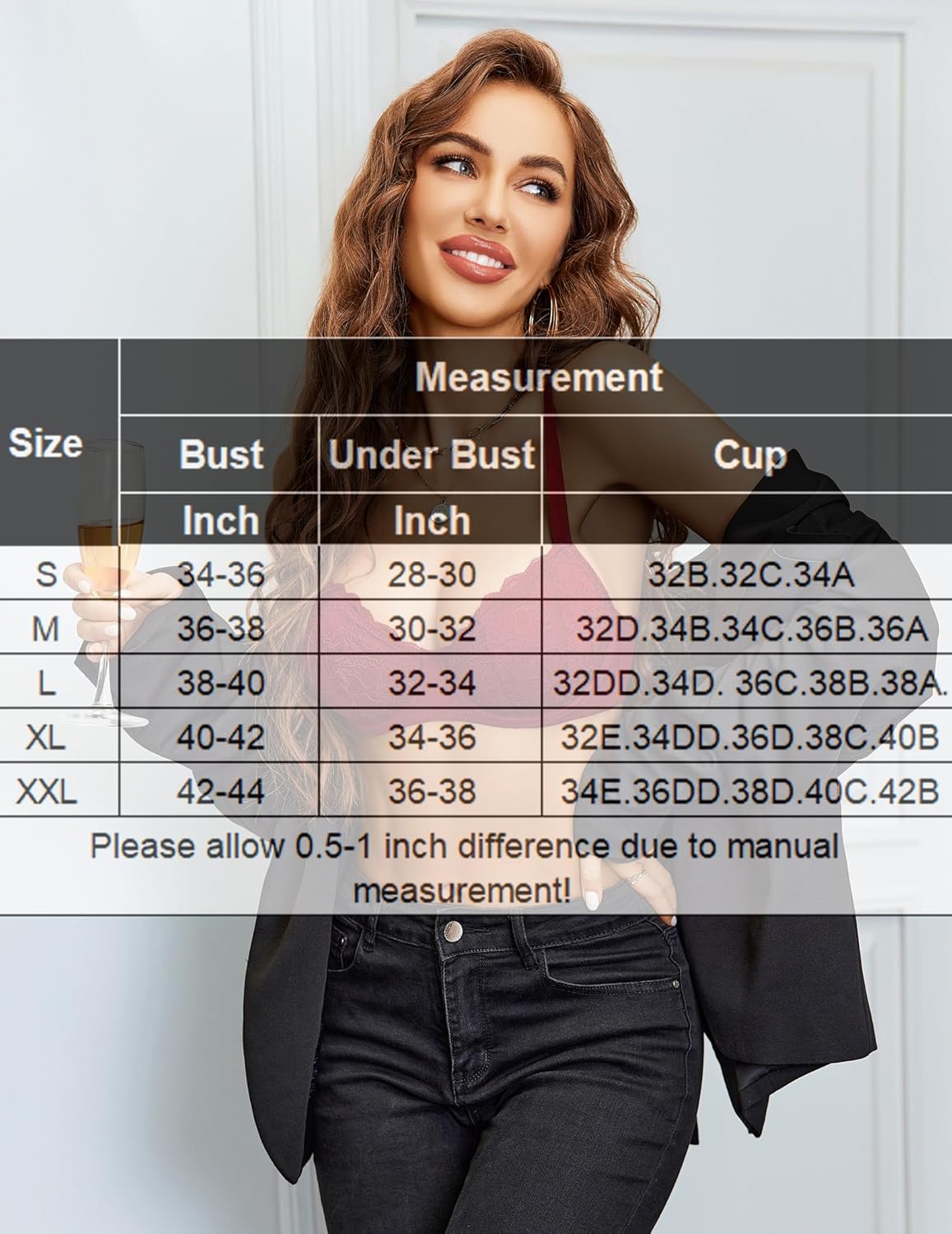 Lace Underwire Unlined Bra