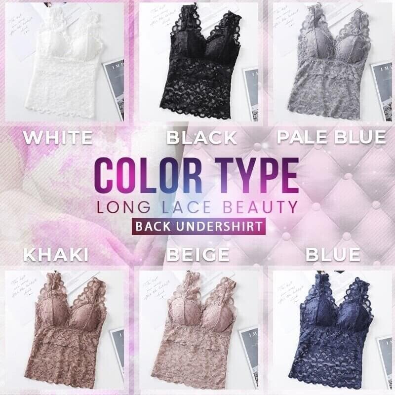 Long Lace Beauty Back Undershirt🔥 Buy more save more🔥