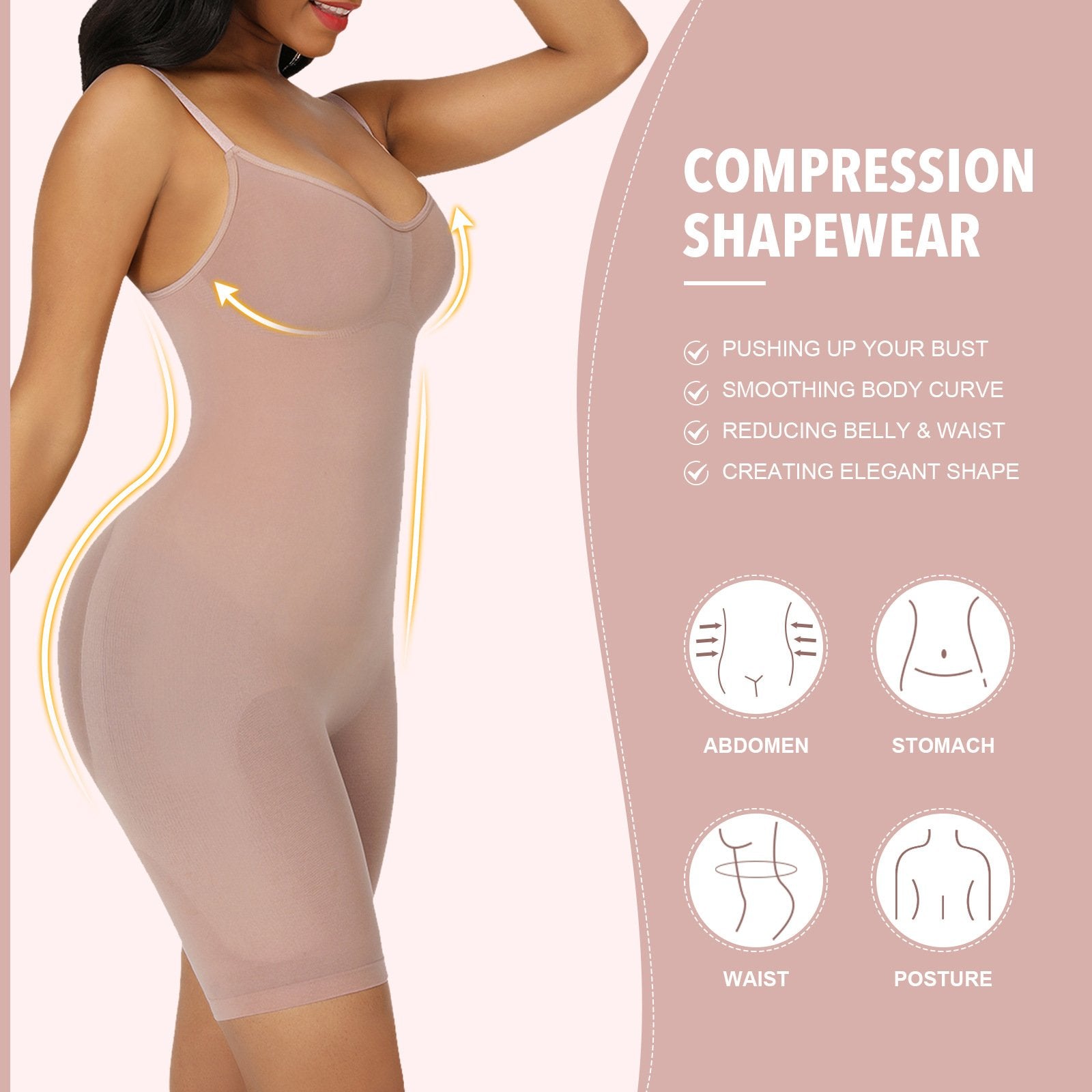 🔥Hot Sale 49% OFF🔥 Full Body Tummy Control Shapewear