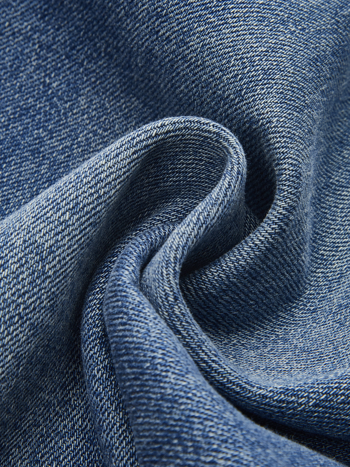 Mid-Waist Curved-Leg Jeans