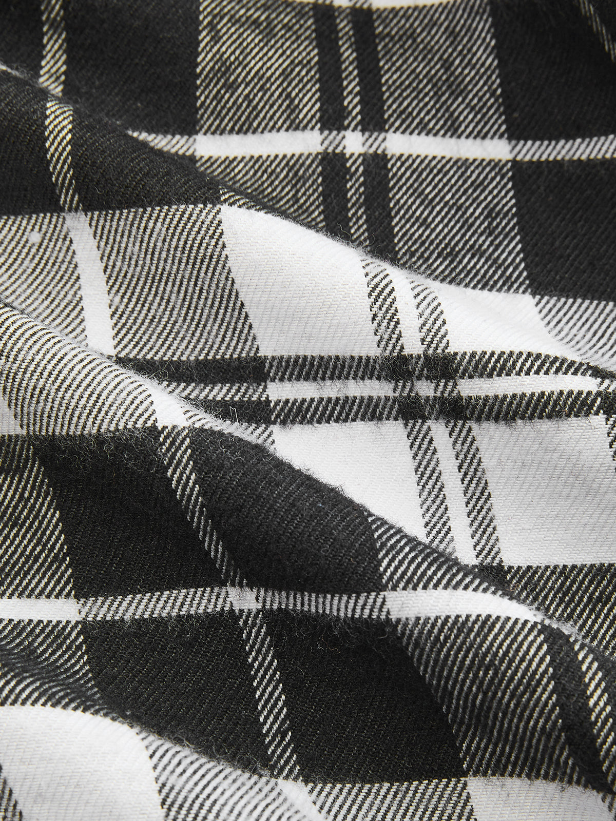 Adjustable Sleeve Waist-Cincher Plaid Shirt Dress