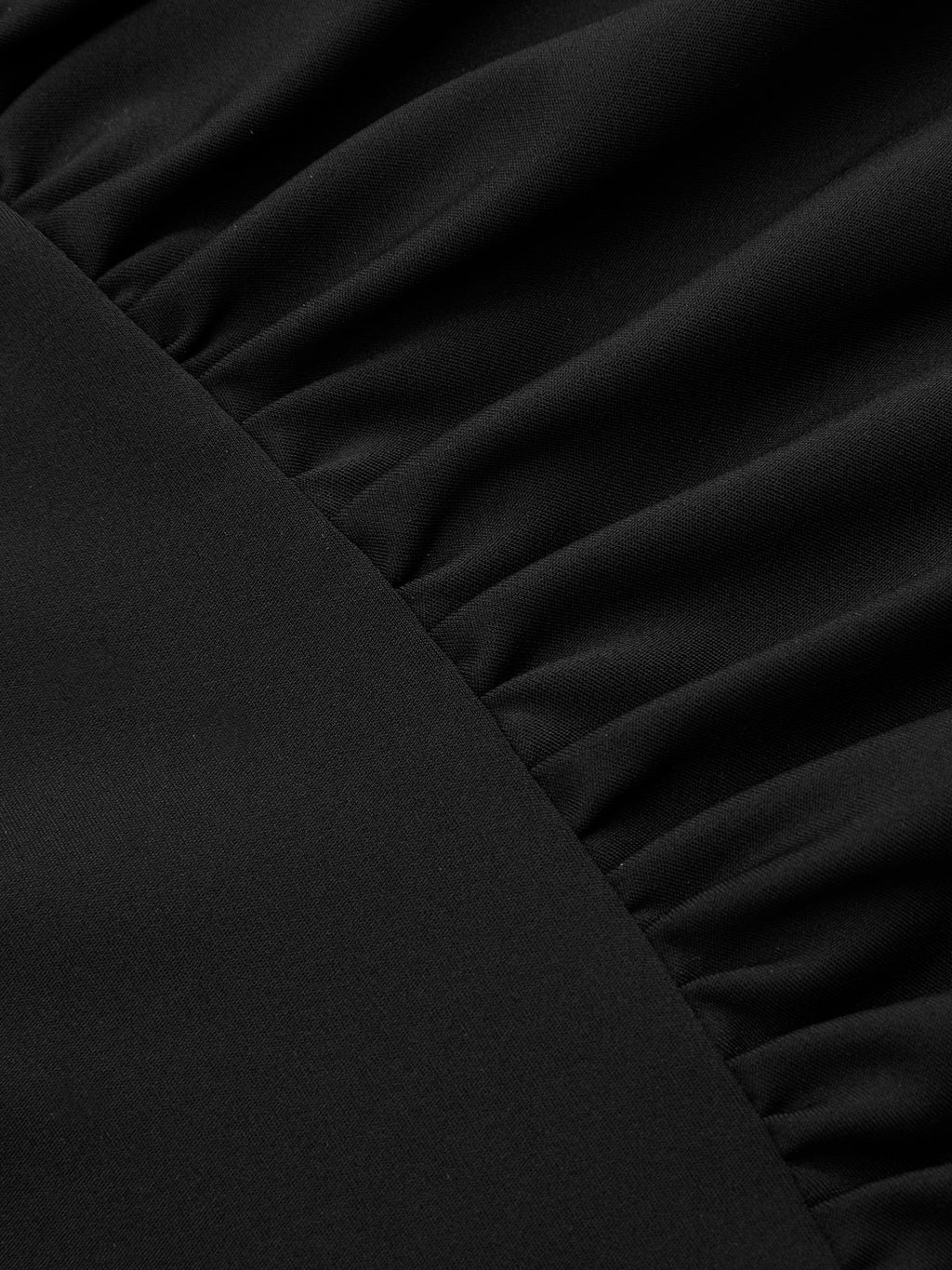 Asymmetric Ruched Sleeveless Maxi Dress