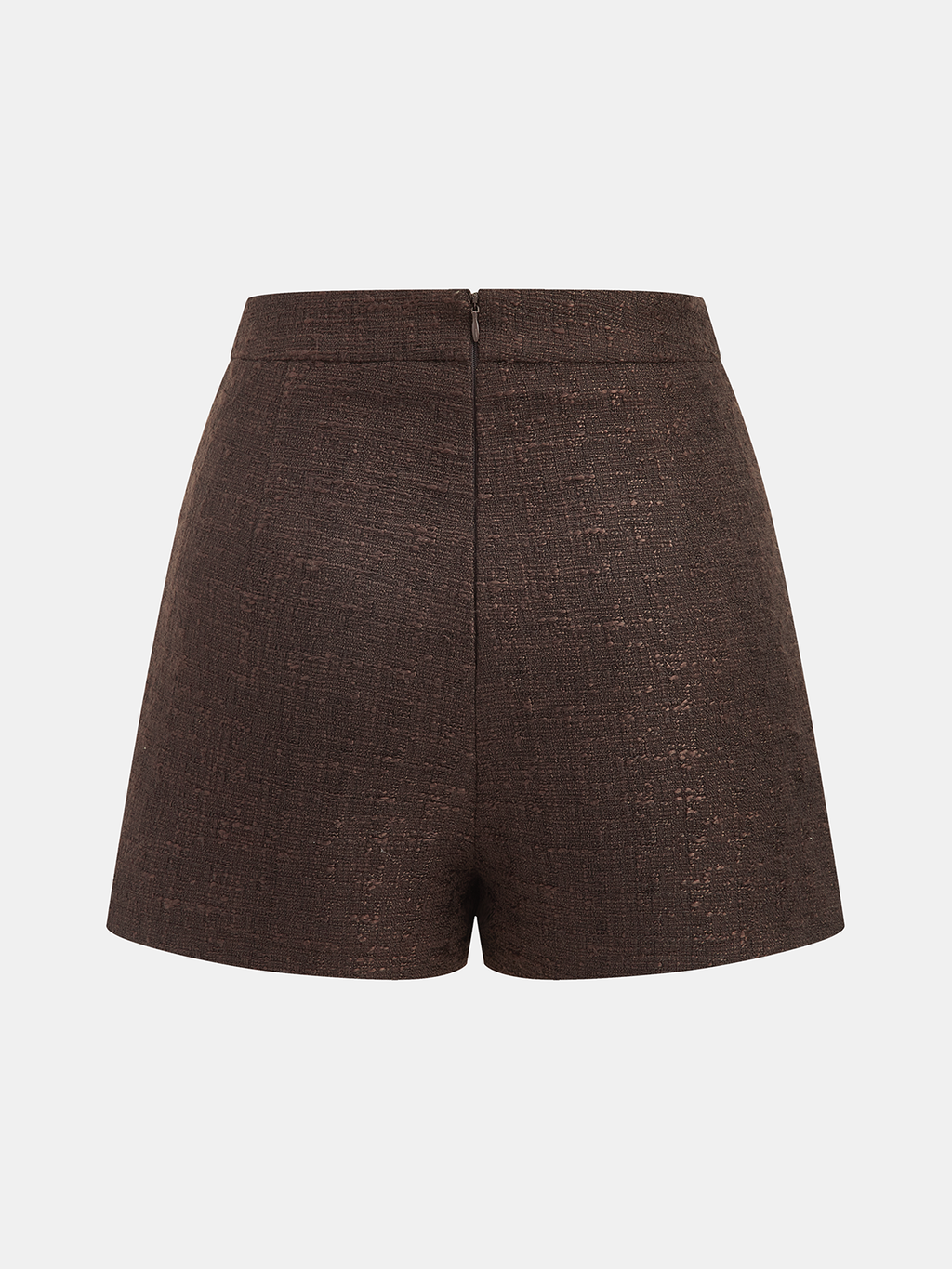Horsebit Buckle Tweed Shorts