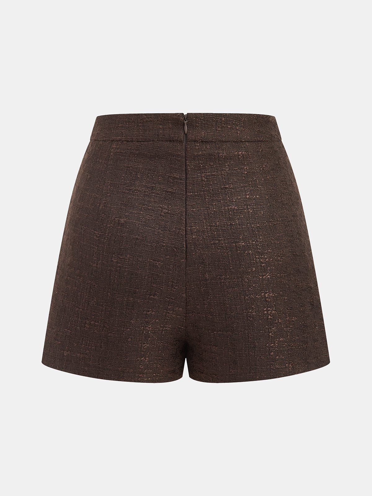 Horsebit Buckle Tweed Shorts