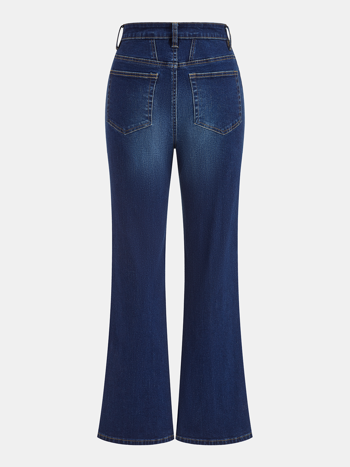 High-Waisted Flared Jeans