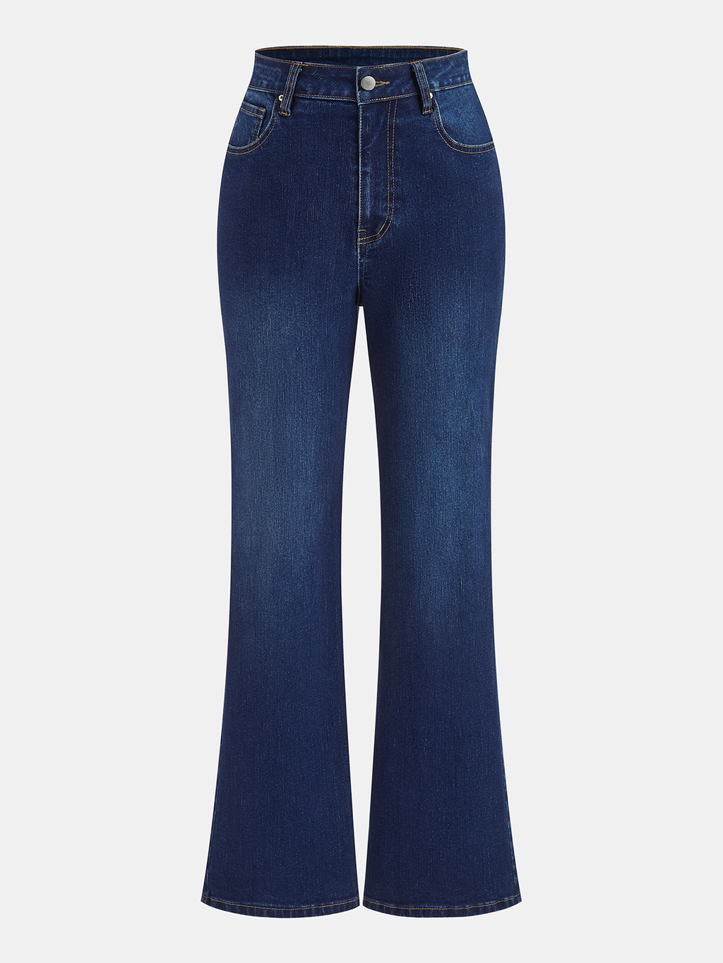 High-Waisted Flared Jeans