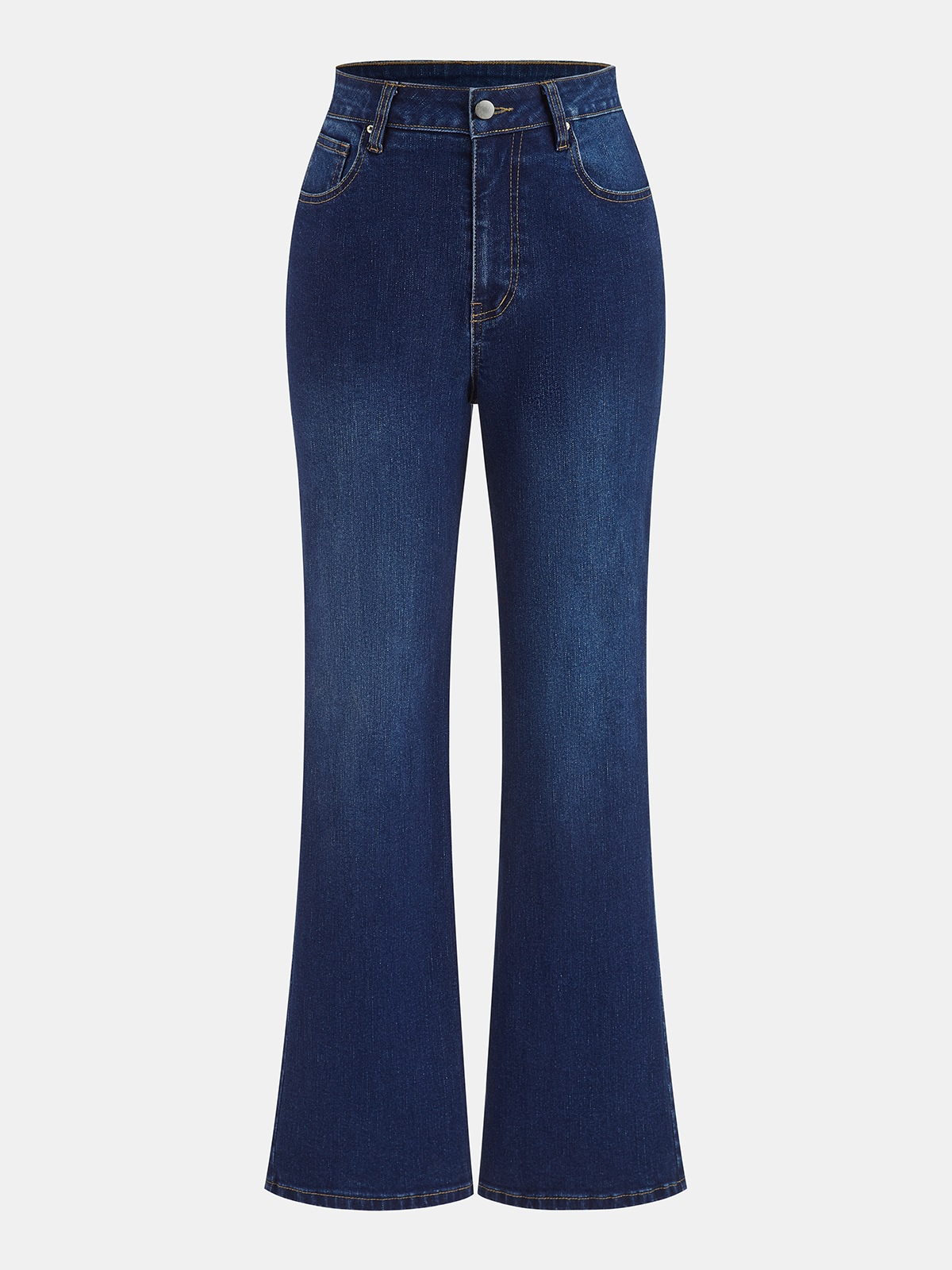 High-Waisted Flared Jeans