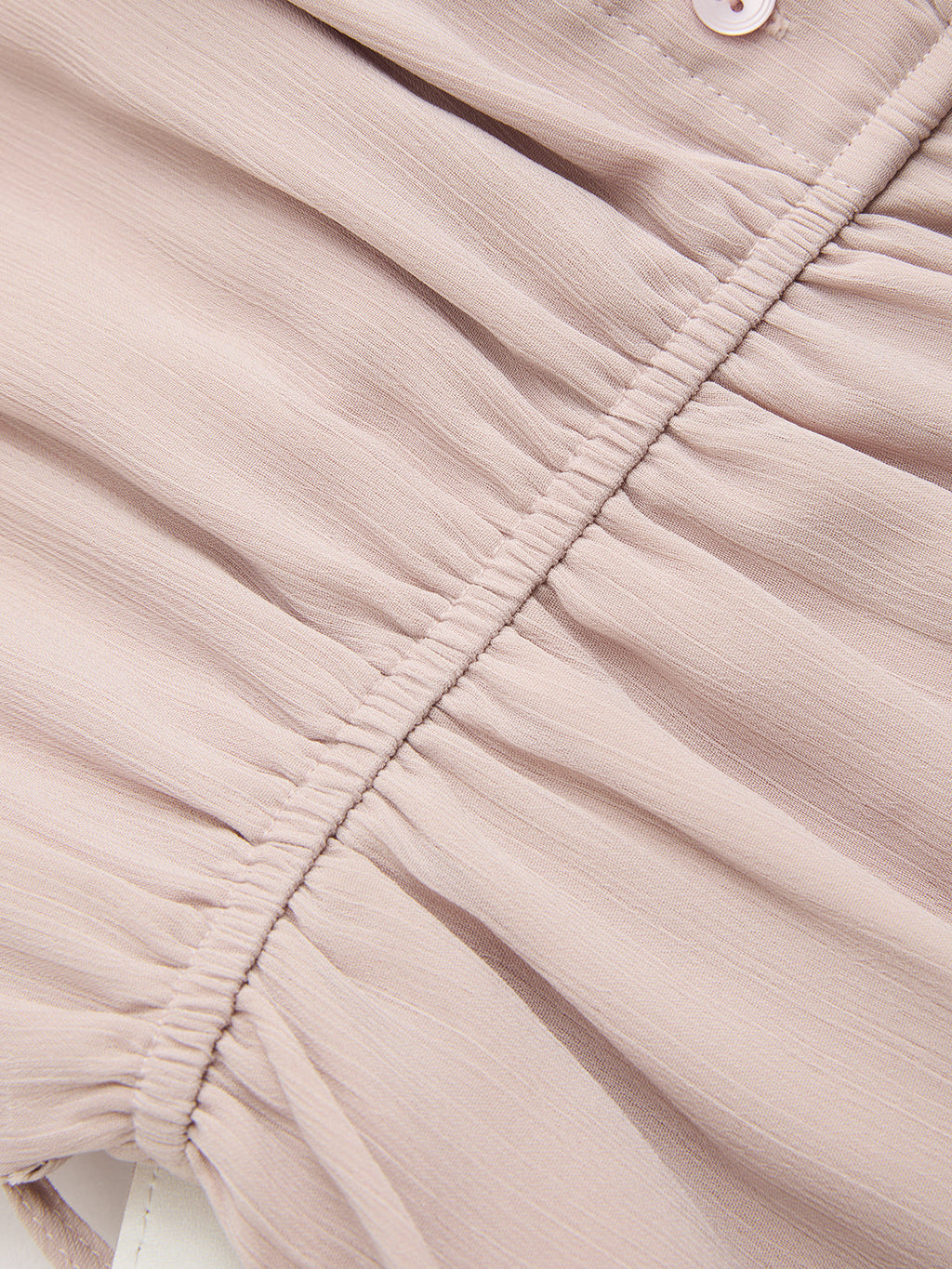 Lantern Sleeve Belted Chiffon Maxi Dress