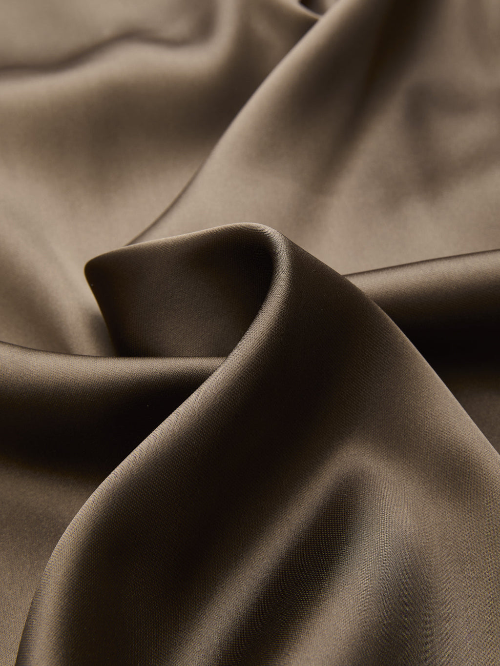 Satin Wrap-Tie Midi Skirt