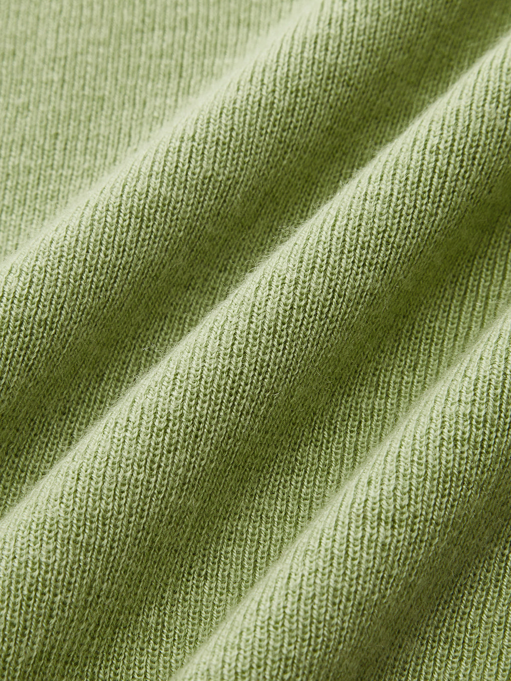 Shoulder Detail Wool-Blend Ribbed Long-Sleeve Top