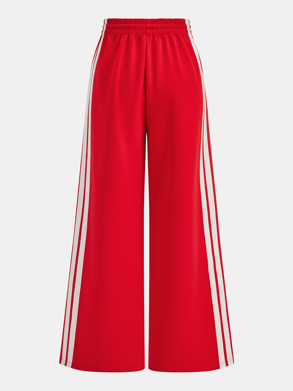 Side Striped Sweatshirt & Wide-Leg Pants Set