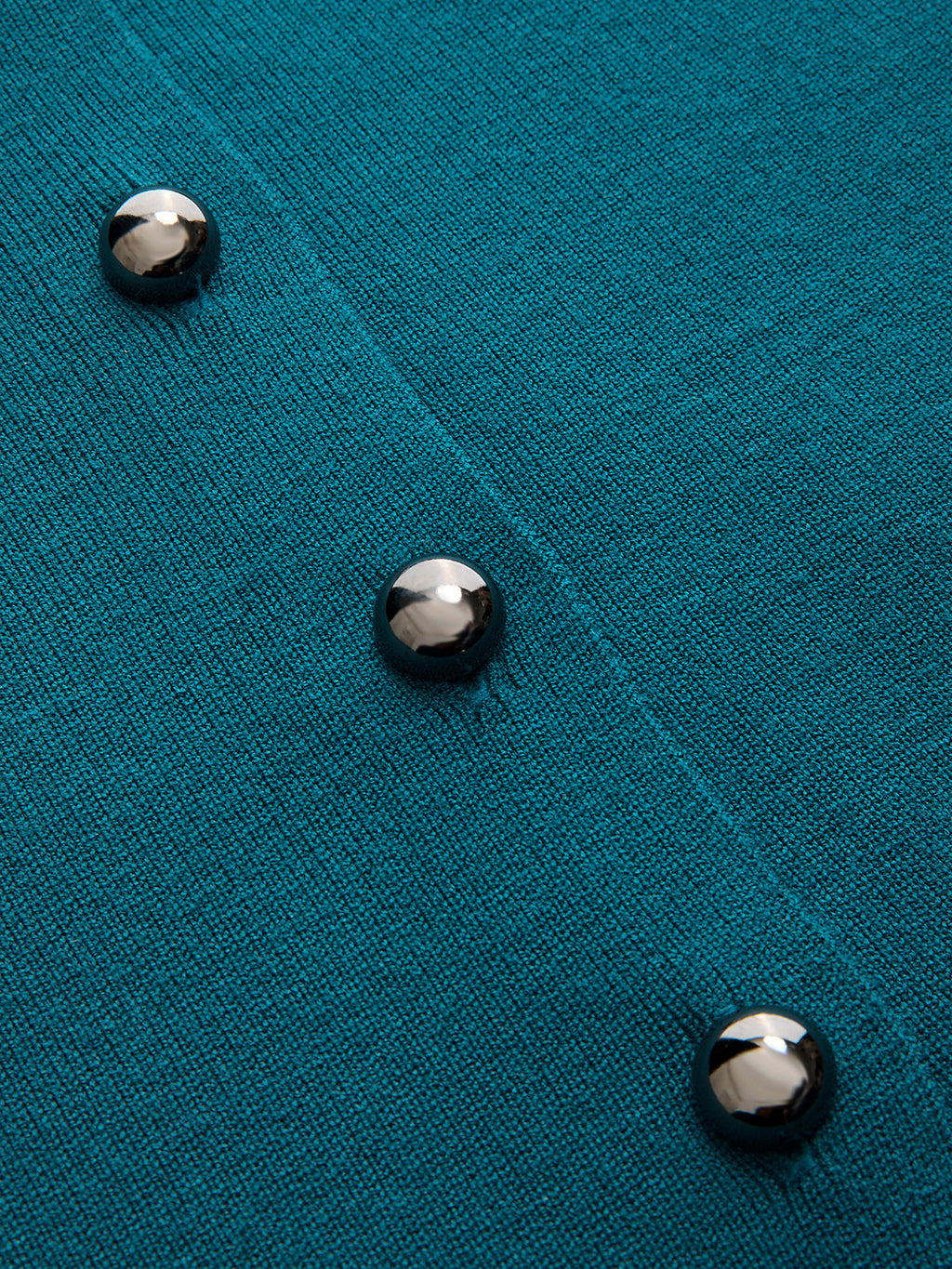 Button-Front Sleeveless Ribbed Knit Vest