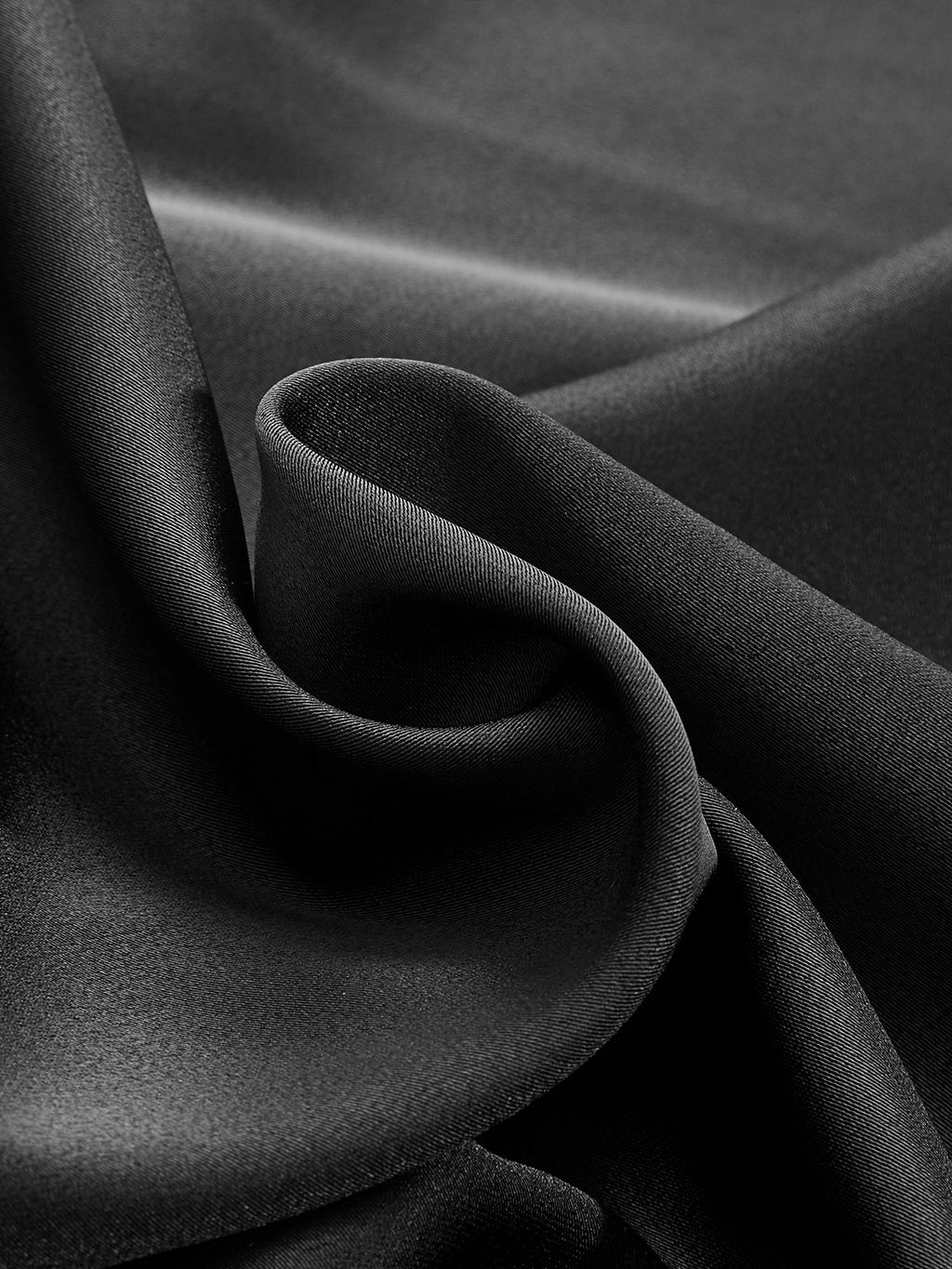 Sheer Panel Satin Mermaid Skirt