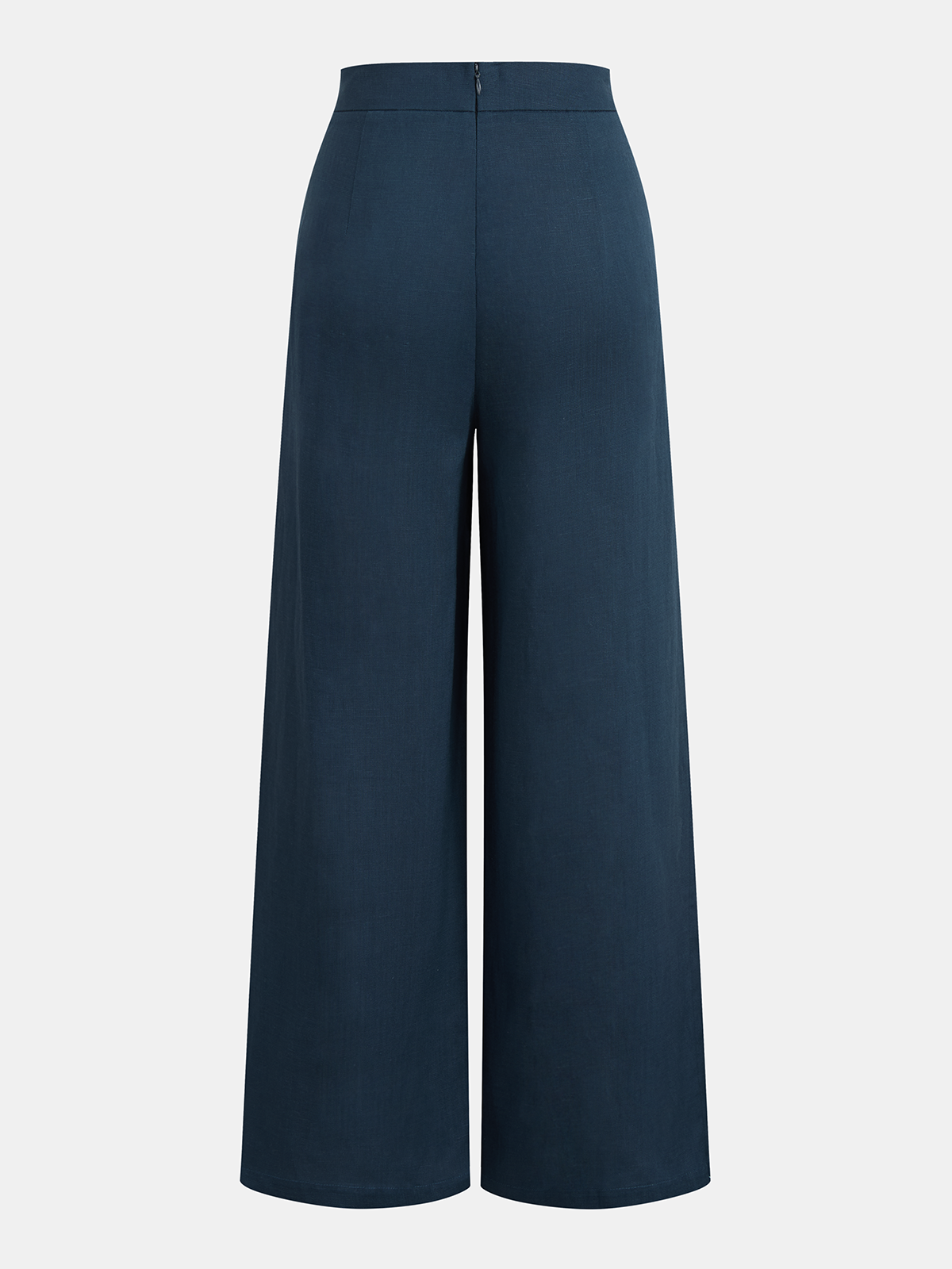 Mid-Waist Bow Wide-Leg Pants