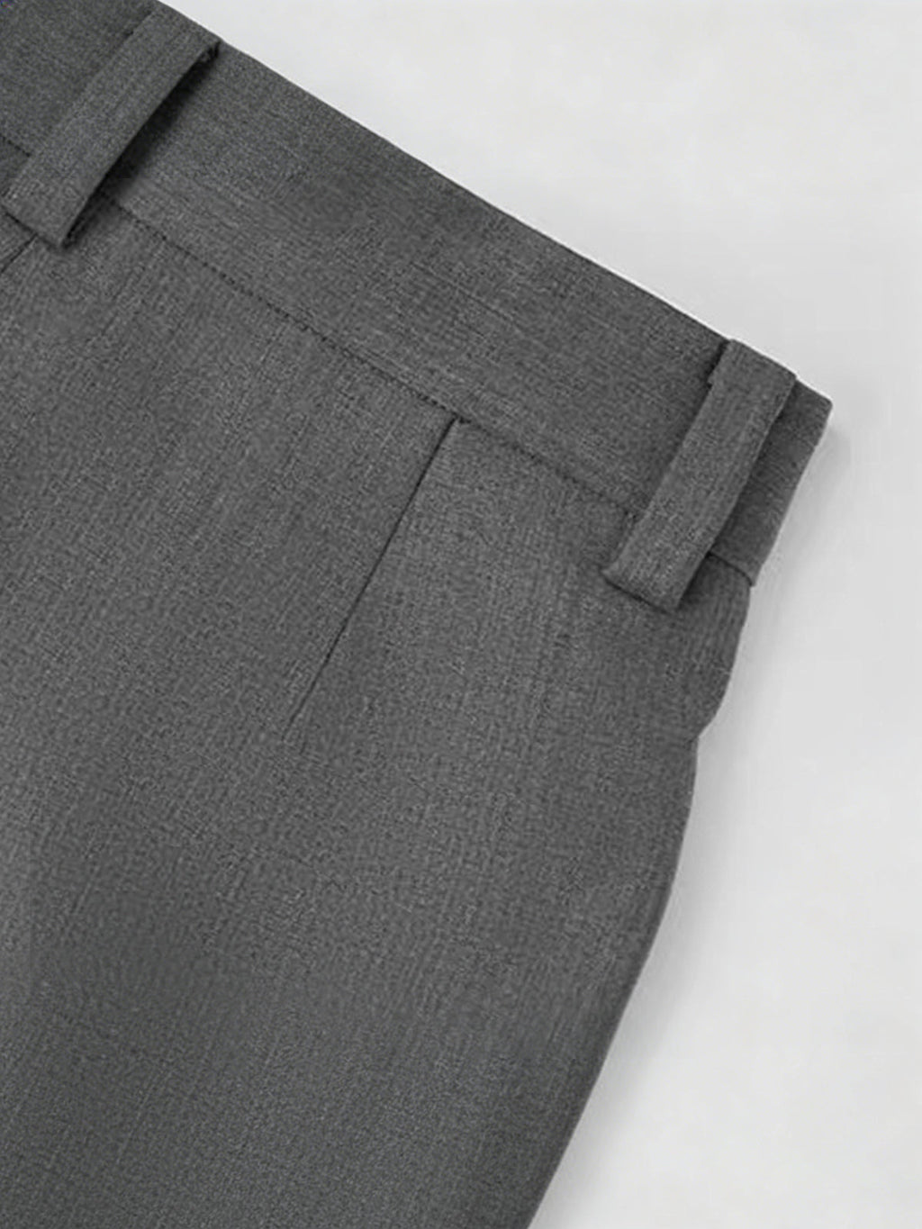 Asymmetric Pleated Wide-Leg Pants