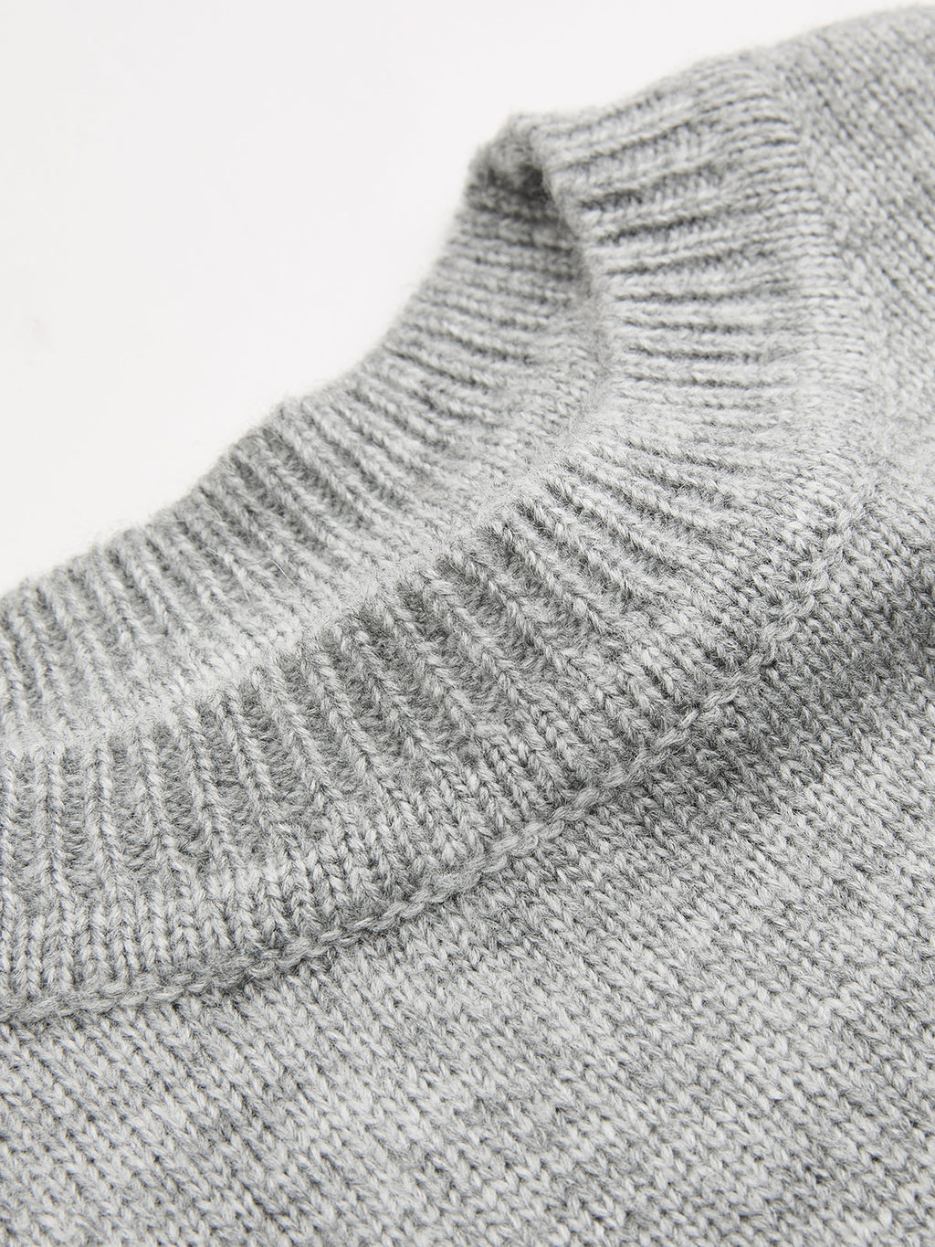 Wool-Blend Short-Sleeve Crew Neck Sweater