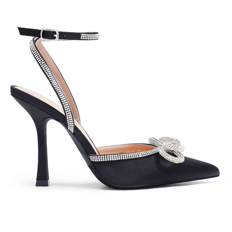 Destiny Rhinestone Strap Pumps