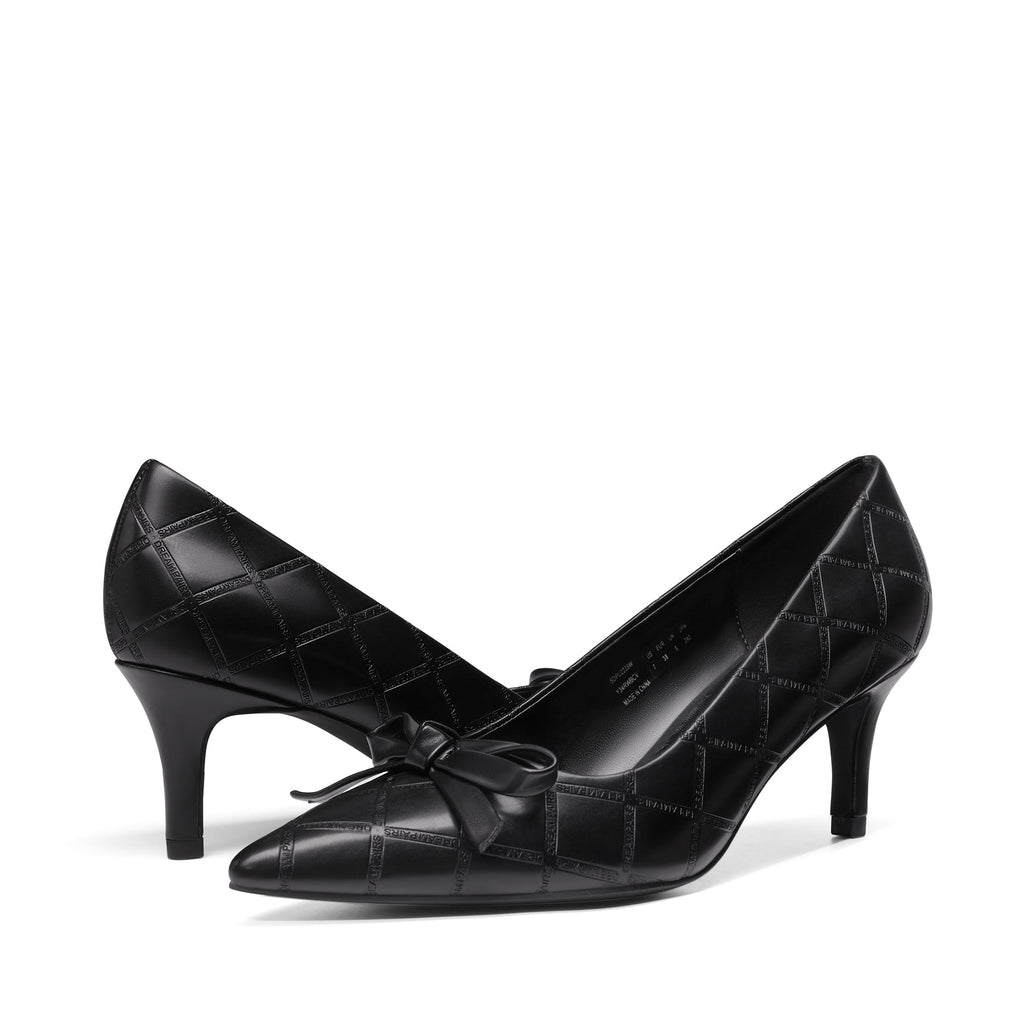 Pointed Toe Kitten Heel Pumps