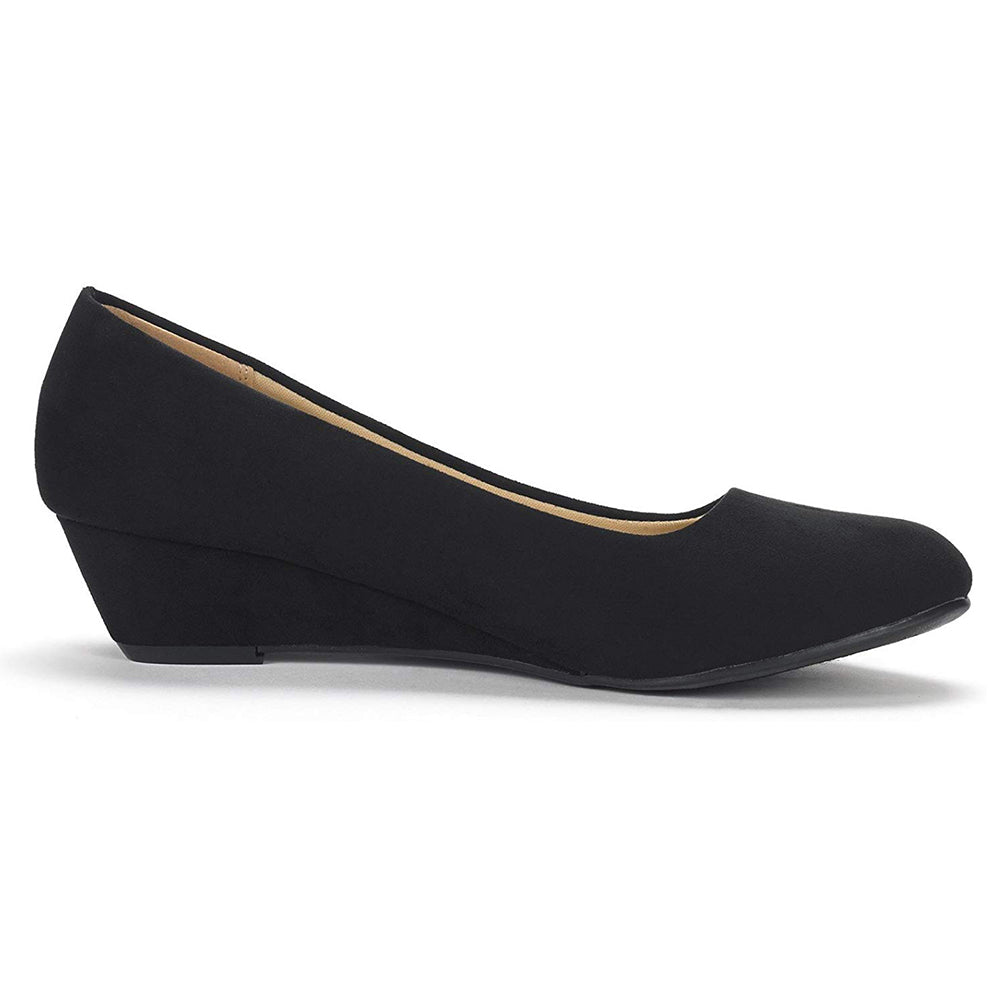 Mid Wedge Heel Pump Shoes