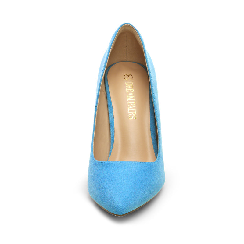 Women's High Heel Suede Pump Shoes