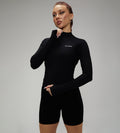 Hot Selling Ribbed Seamless High Waisted Legging, Shorts and  Padded Sportswear 5pcs Set Black + Jacket