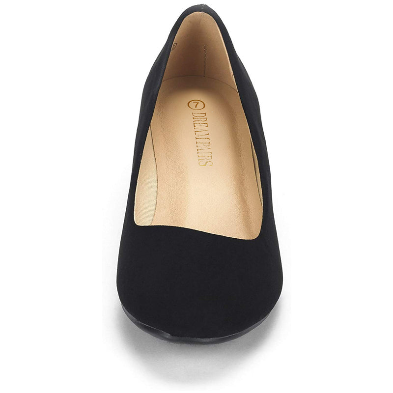 Mid Wedge Heel Pump Shoes