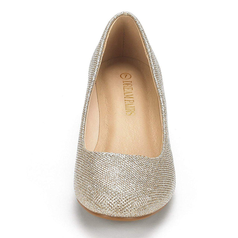 Mid Wedge Heel Pump Shoes
