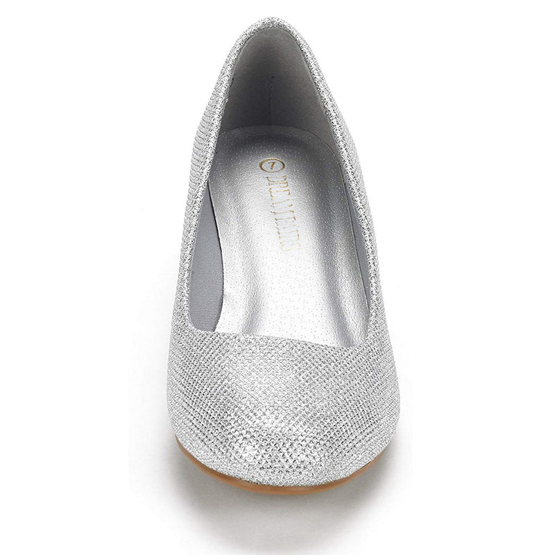 Mid Wedge Heel Pump Shoes