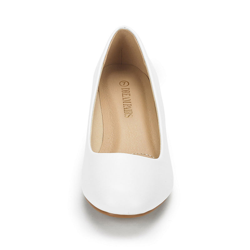 Mid Wedge Heel Pump Shoes
