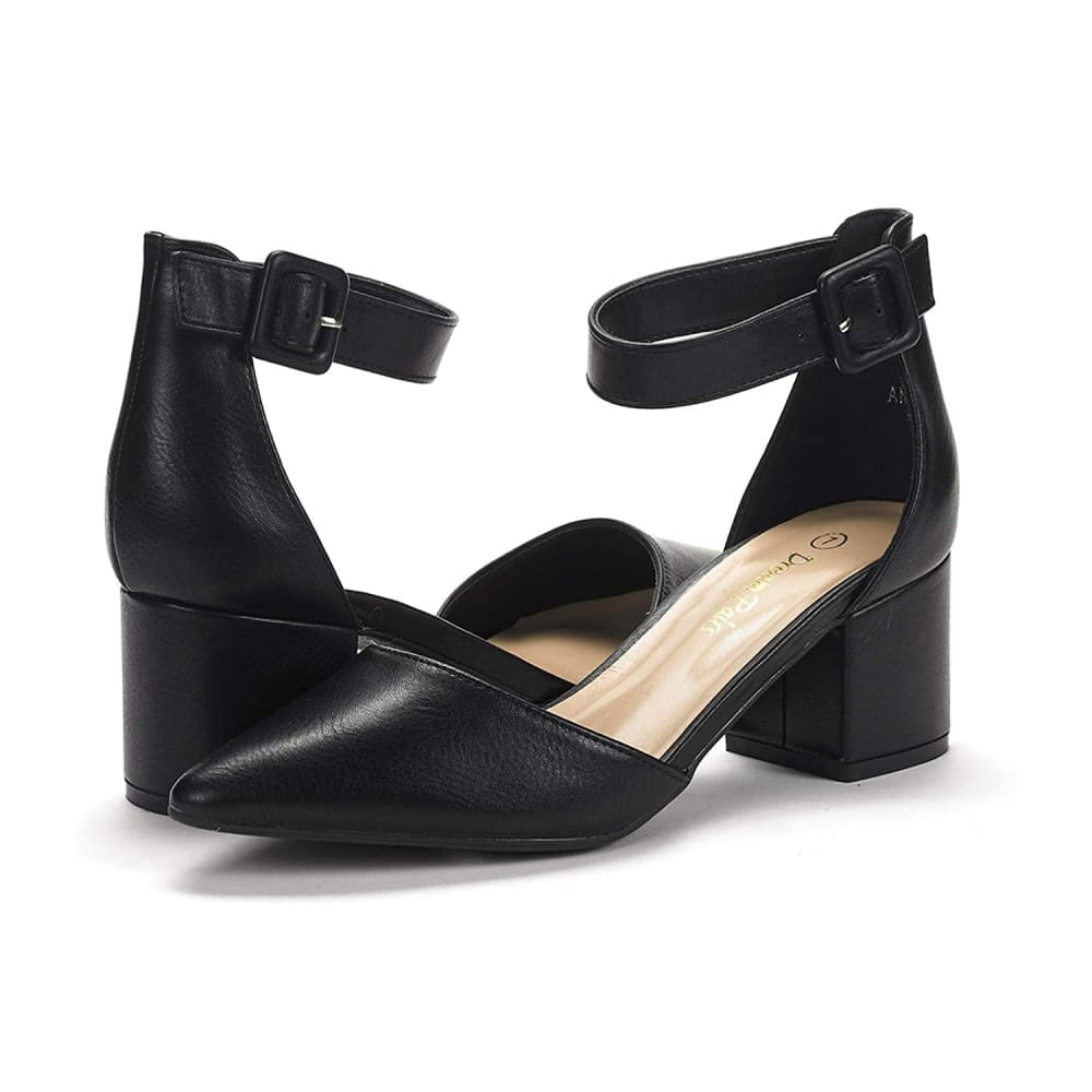 Chunky Low Heel Pumps
