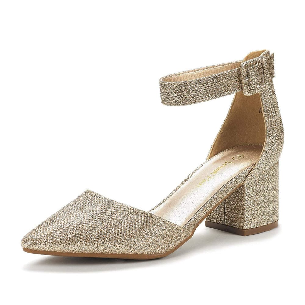 Chunky Low Heel Pumps